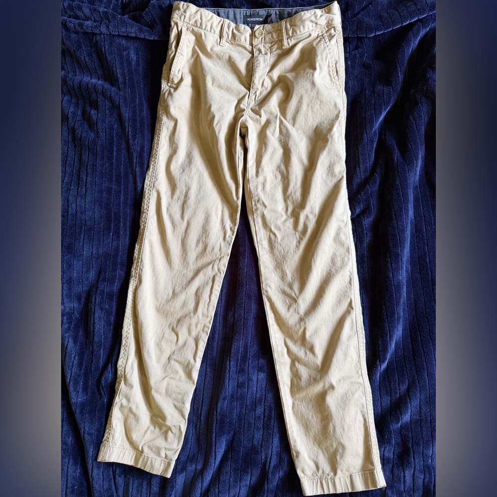 Boys size 12 Nordstrom Beige Chino Pants